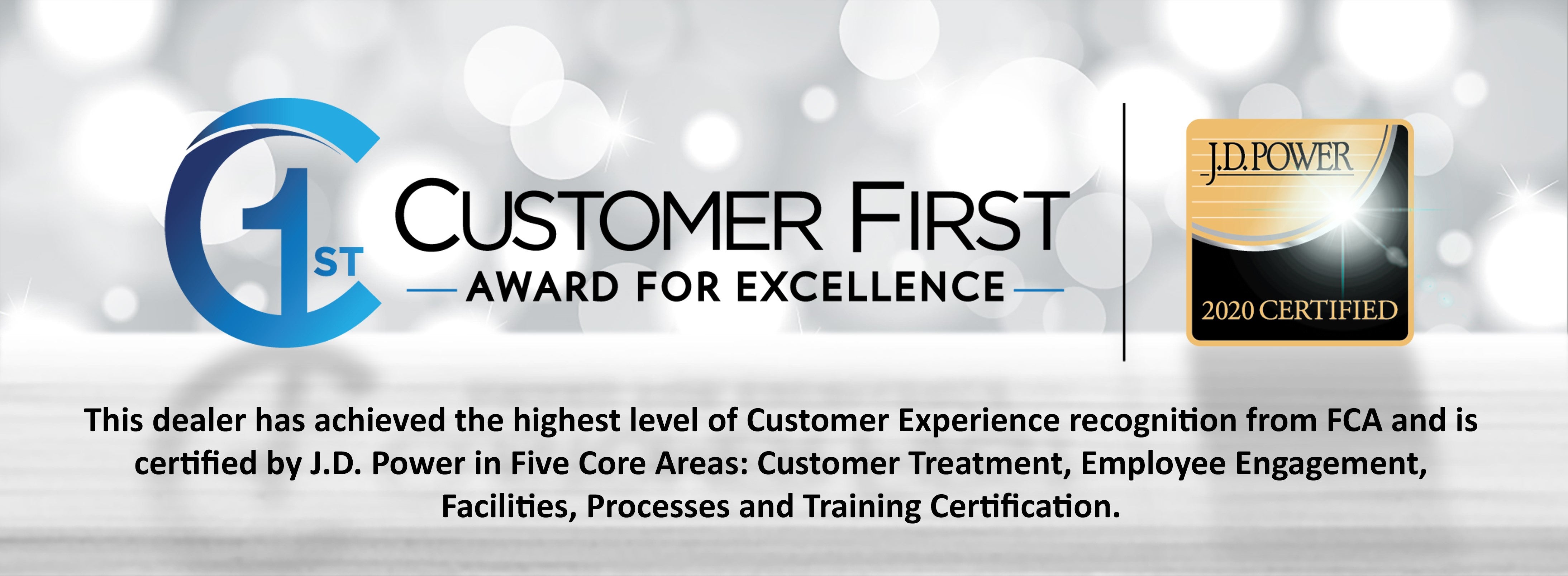 Customer First Award for Excellence for 2019 at Charlevoix Chrysler Dodge Jeep Ram in Charlevoix, MI