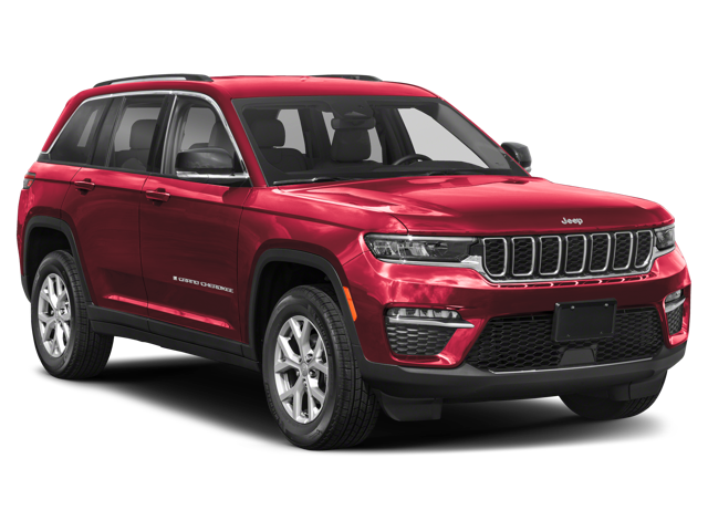 Red Jeep Grand Cherokee