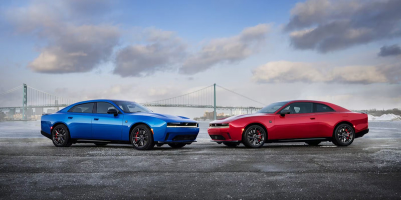 Blue and Red 2026 Dodge Charger