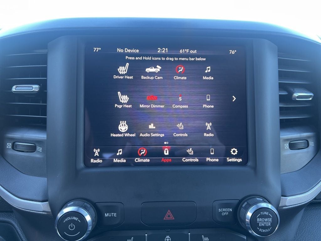 2021 RAM 1500 Big Horn Crew Cab 4x4 5'7' Box